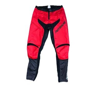 Fast house Motocross Pants Sz 28 Youth Red And Black Speed Style Motorcycle Gear
